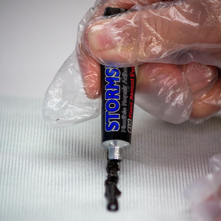 Stormsure Flexibler Reparaturkleber 3x5g (Schwarz) - Starker, Extrem Langlebiger Kleber für Wasserdi