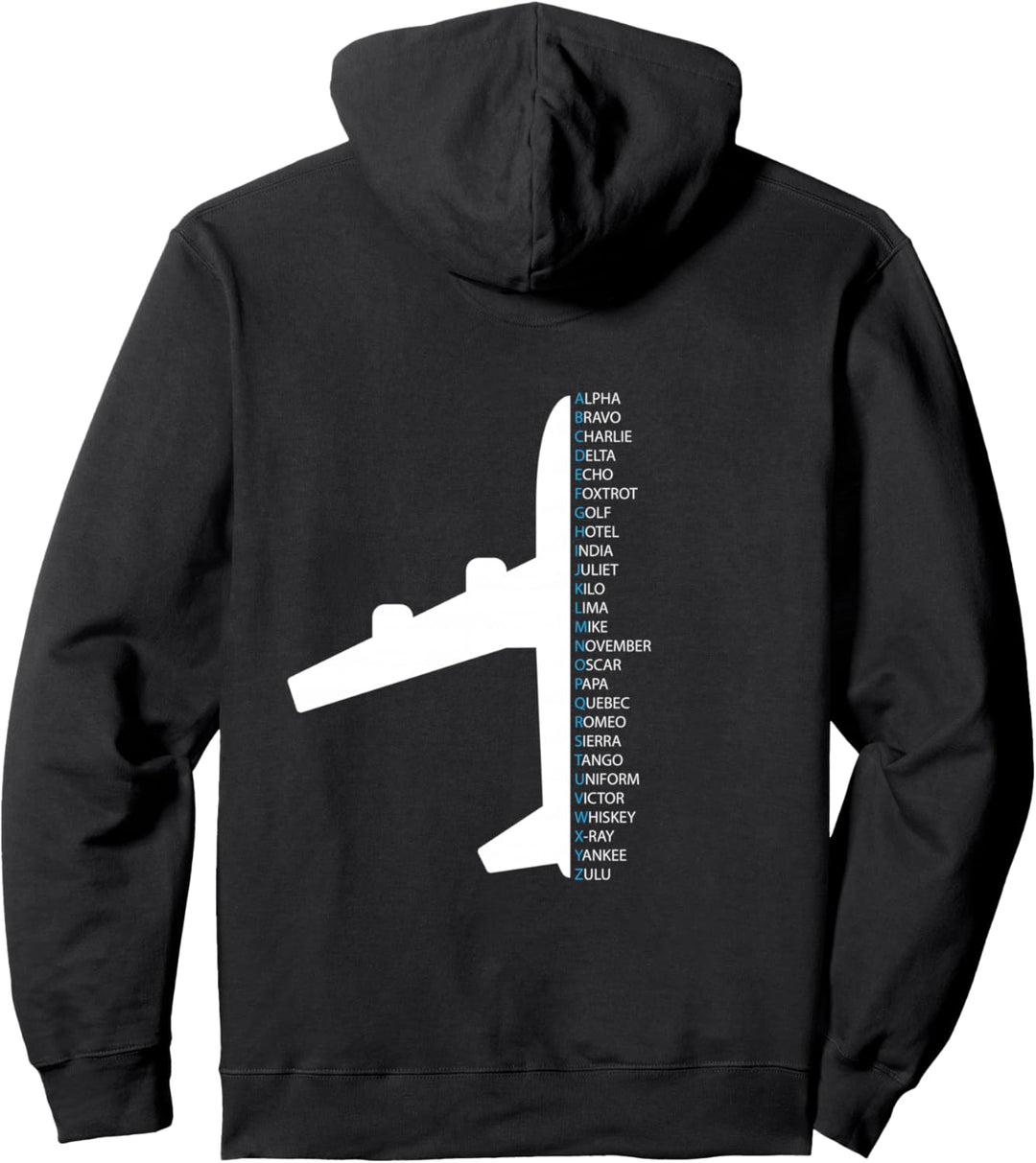 Nato Alphabet Design für Fluglotse - Pilotenausbildung Pullover Hoodie