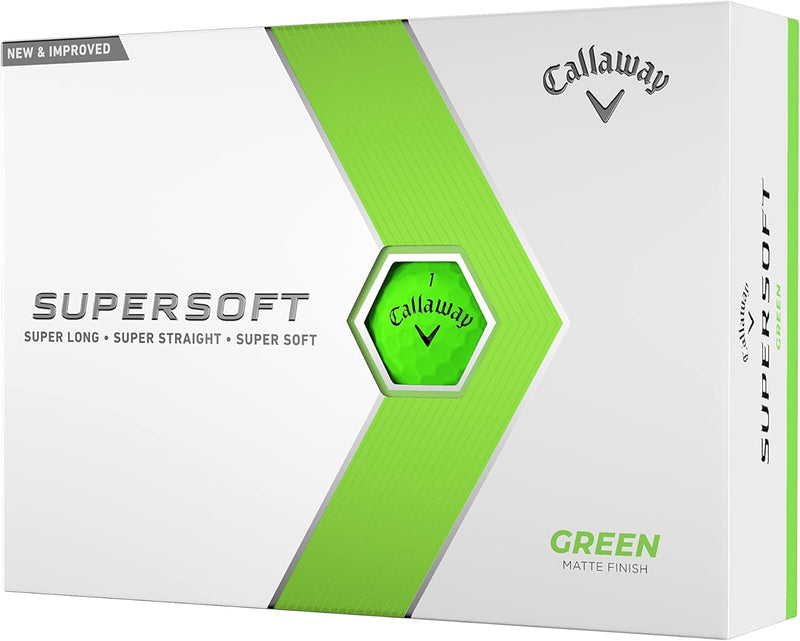 Callaway Supersoft Golfbälle 2023 Grün, Grün