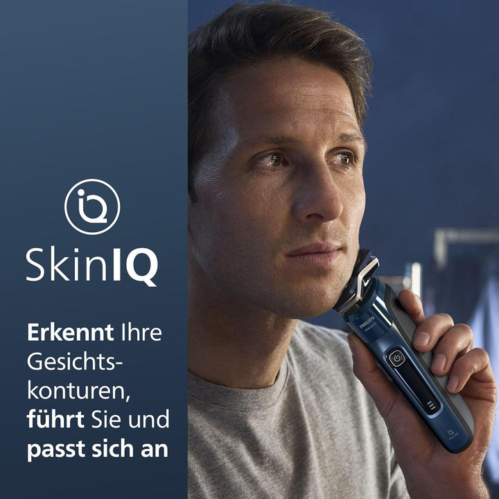 Philips Shaver Series 7000 – Elektrischer Nass- und Trockenrasierer für Herren mit ausklappbarem Tri