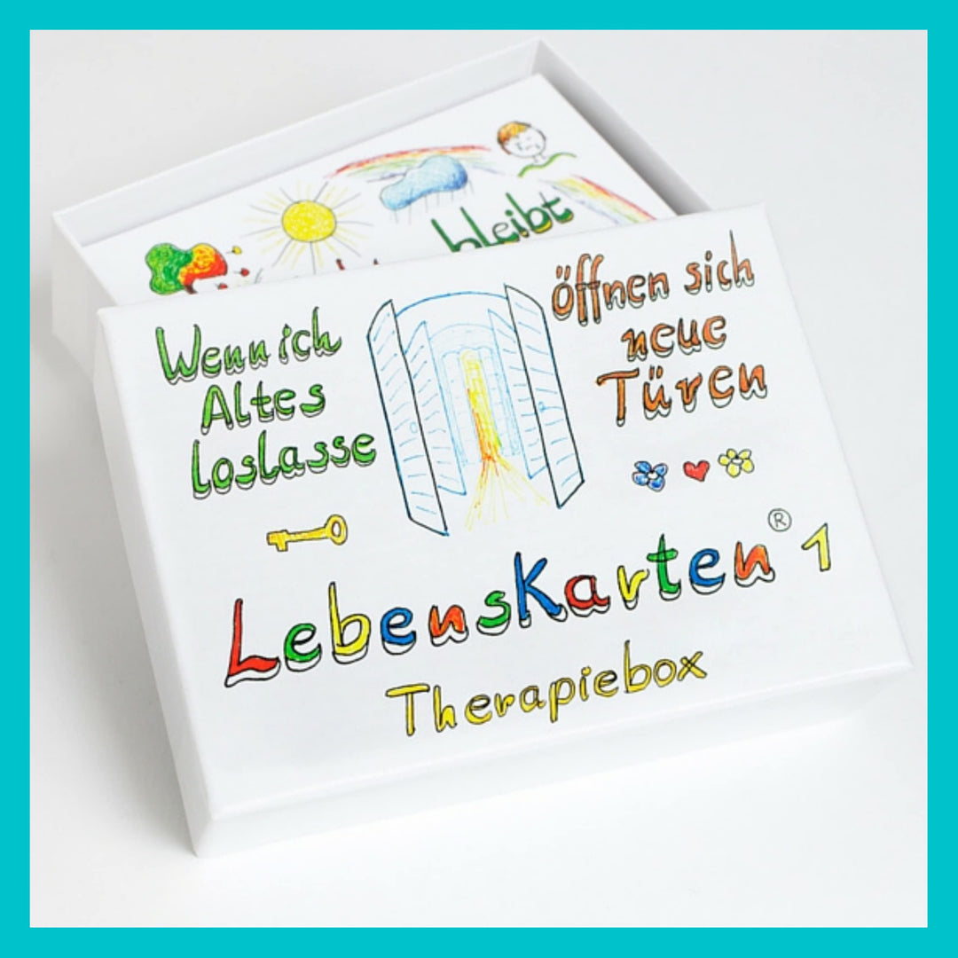Lebenskarten 1 Therapiebox - "Das Original" – 88 Karten für Coaching, Beratung und
