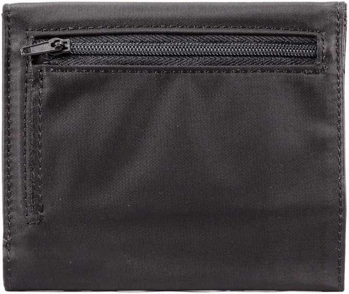 Big Skinny Trixie Damen Geldbörse, dreifach gefaltet, schmal, für bis zu 30 Karten Schwarz, Schwarz