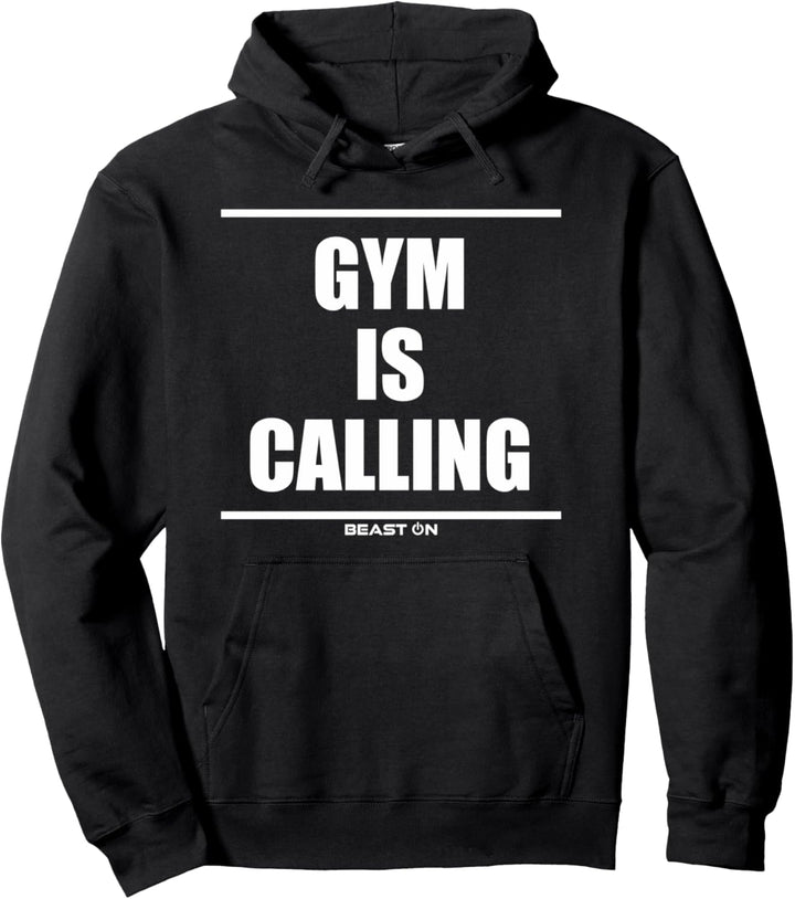 Gym is Calling Bodybuilding Gains Gainz Gym Fitness Training Pullover Hoodie