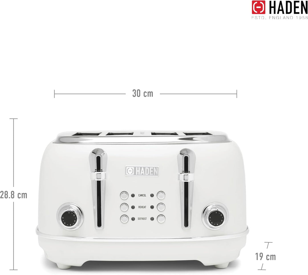 Haden Heritage 4 Scheiben Toaster (Ivory), Ivory