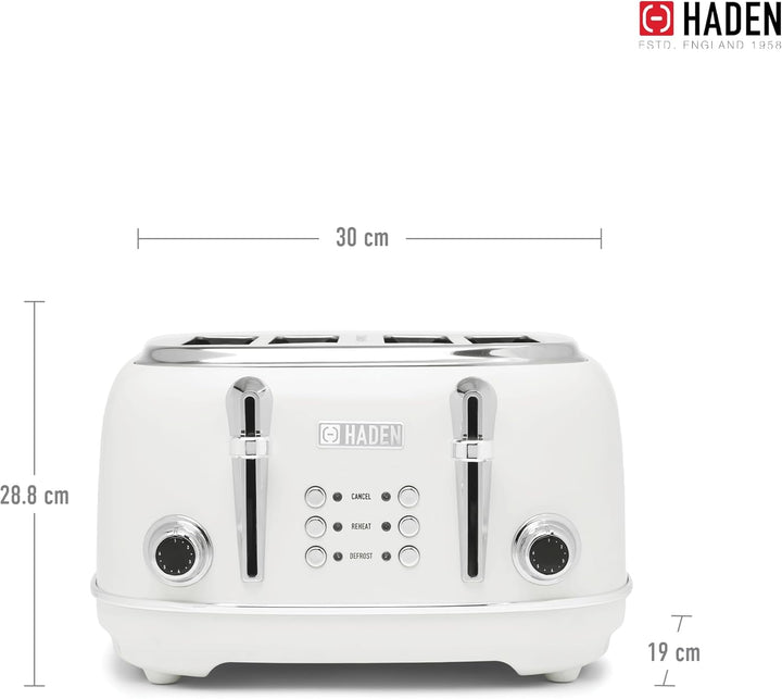 Haden Heritage 4 Scheiben Toaster (Ivory), Ivory