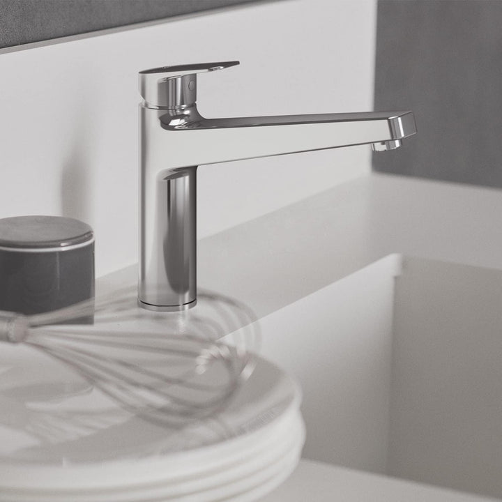Ideal Standard BD325AA Ceraplan Küchenarmatur hoch angesetzter Gussauslauf ohne Handbrause hoch ange