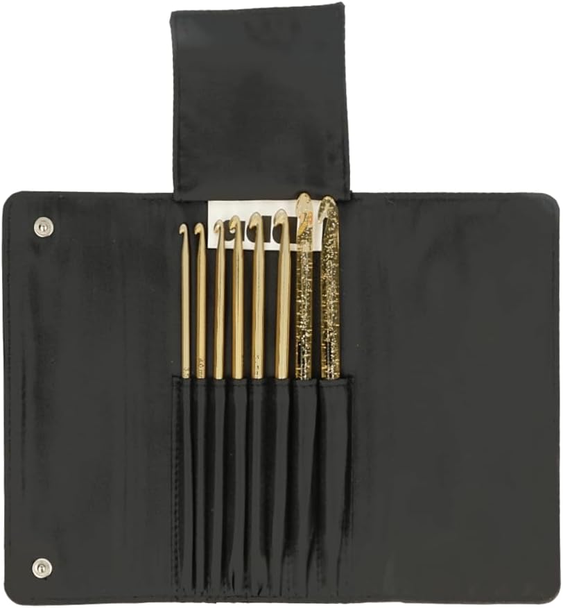 Addi Crochet Hook Set, Metall, Gold, 1-Pack