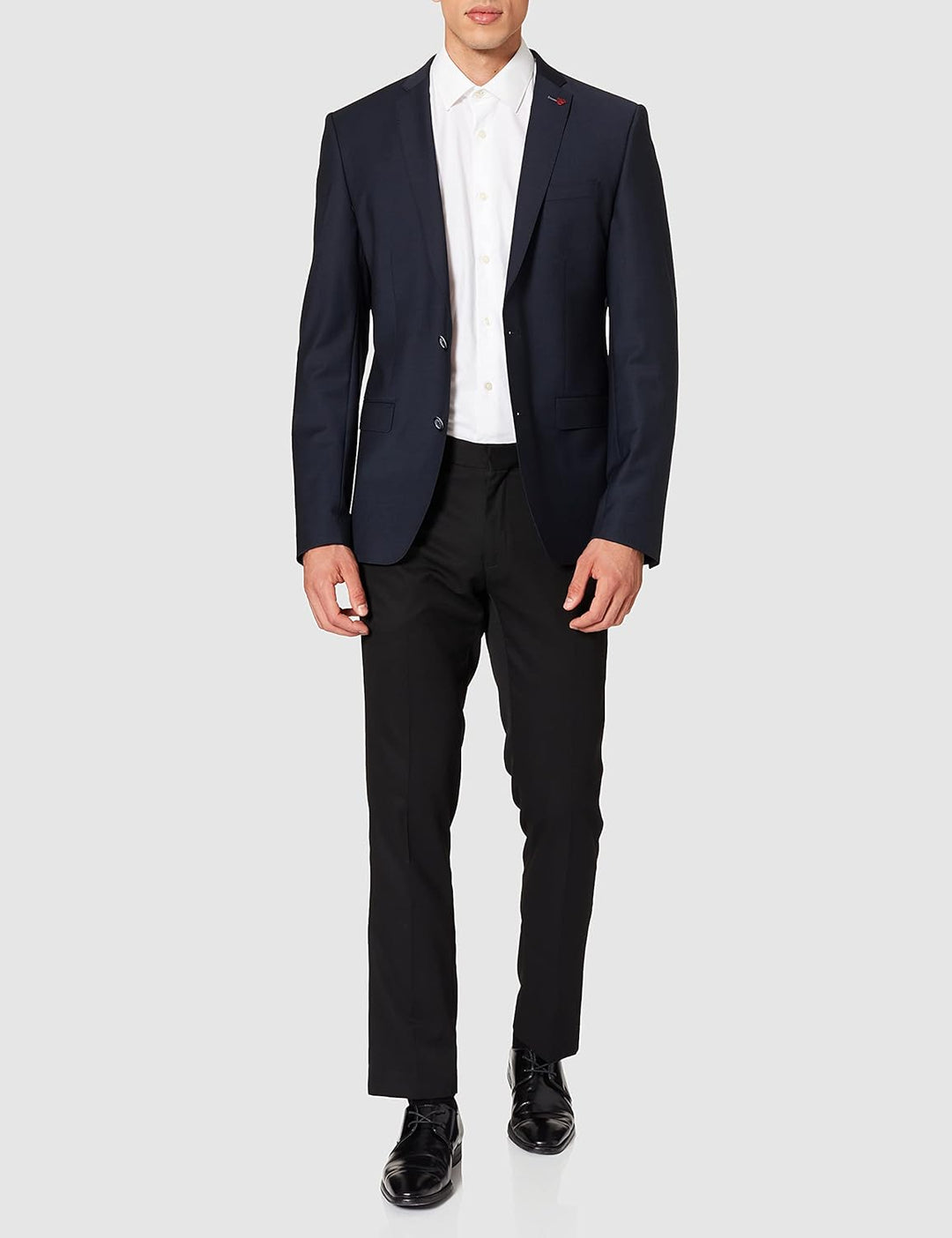 ROY ROBSON Herren Slim Anzugjacke, Blau (Dunkelblau 19)