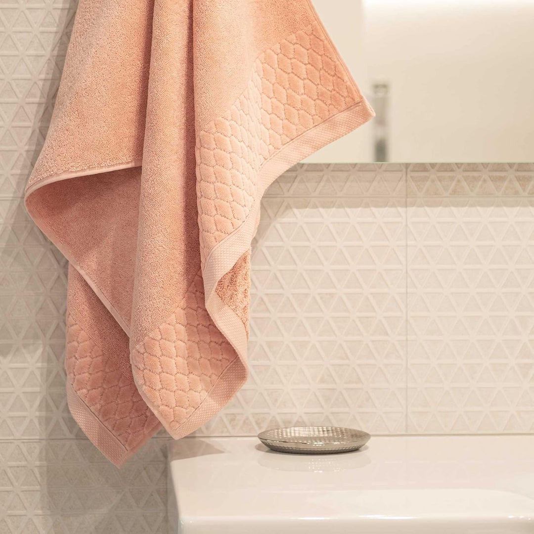 ZWOLTEX Paulo Badematte 50x70 I Badezimmerteppich aus 100% Ägyptischer Baumwolle I Made IN EU I Bath