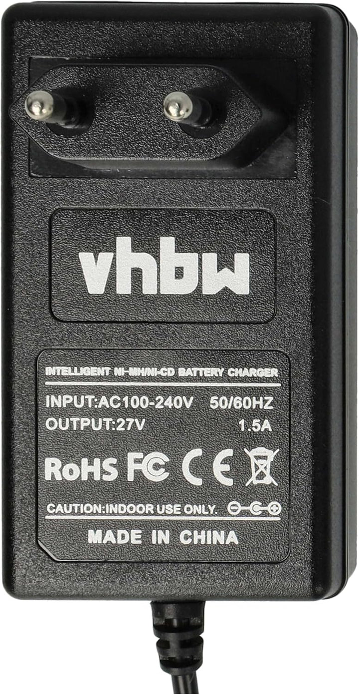 vhbw Ladegerät kompatibel mit Bosch GBM 9.6VES-1 | GBM 7.2 VE-1, GBM 7.2 VES-2, GBM 7.2, GBM 12VESP,