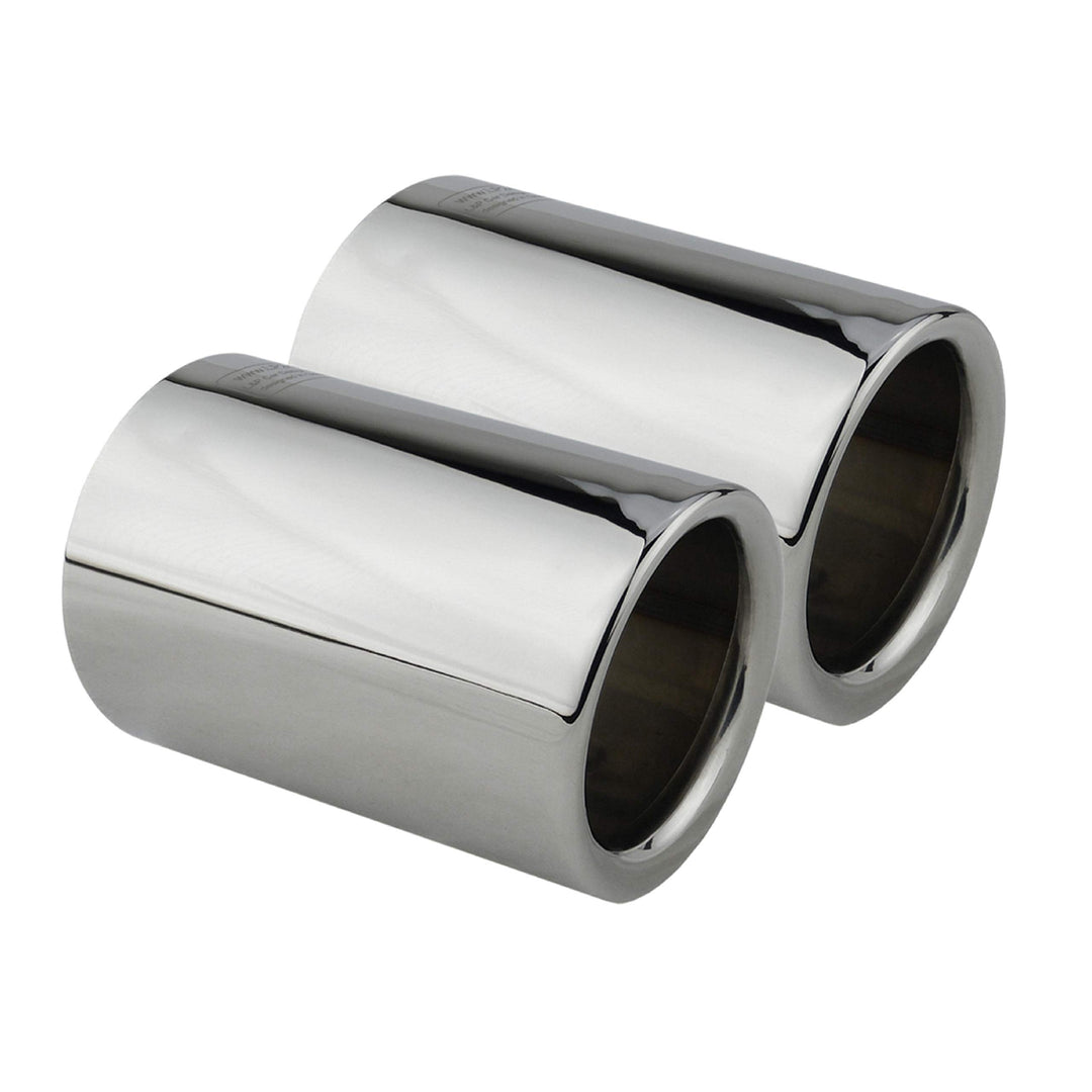 L&P A306 2 Auspuffblenden Endrohrblenden Chrom Edelstahl spiegel poliert für F20 F21 125i 125d 225d