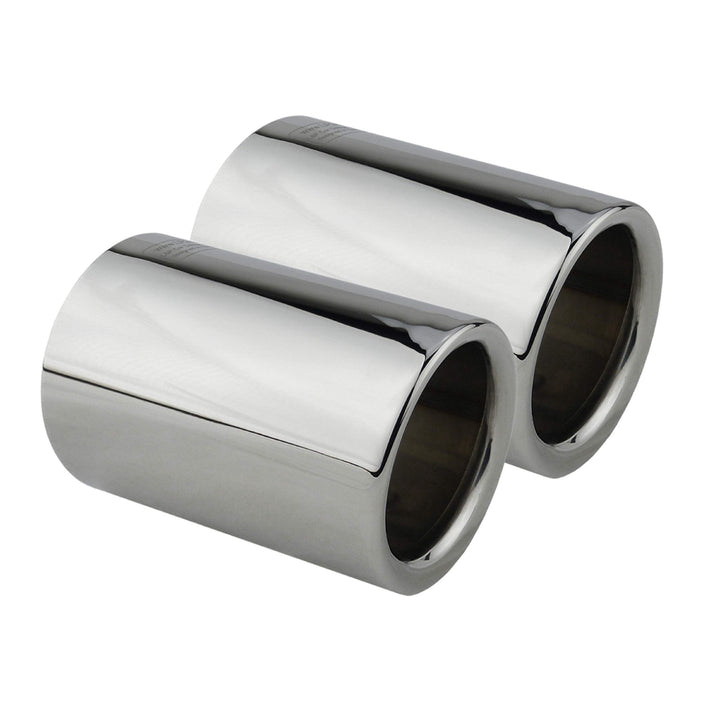L&P A306 2 Auspuffblenden Endrohrblenden Chrom Edelstahl spiegel poliert für F20 F21 125i 125d 225d
