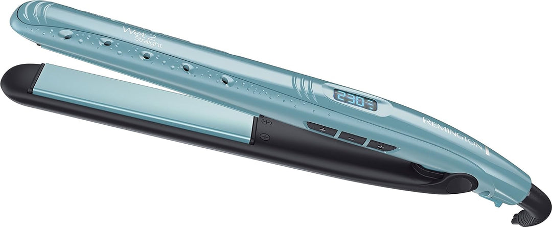 Remington Glätteisen Wet2Straight (für Nass- und Trockenanwendung -zum Trocknen und Glätten der Haar