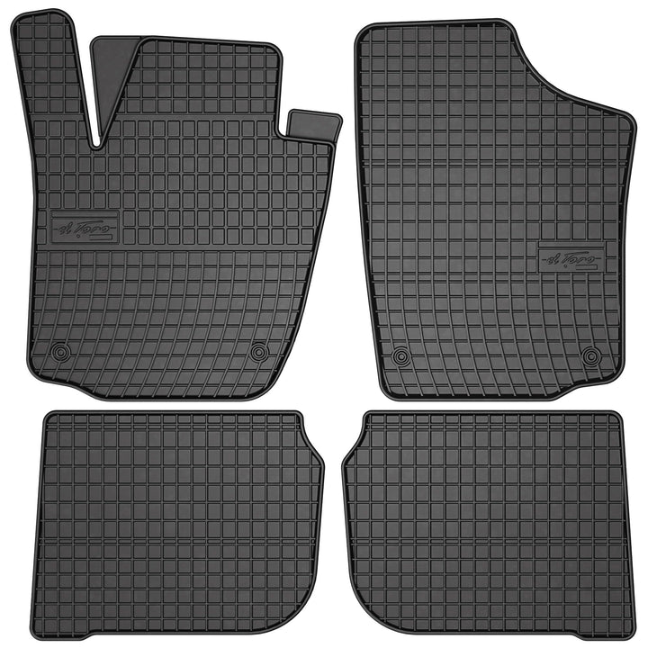 SMK Gummimatten Auto Fussmatte passt für SEAT Toledo IV 2012-2018 Verbessern Sie Ihren Reisekomfort