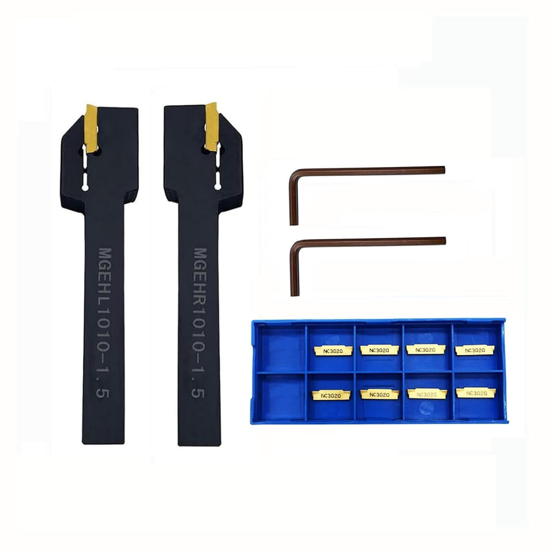 Hunricho Hartmetalleinsätze 10 Teile/Schachtel MGMN150-G 1.5mm Breite Hartmetalleinsätze mit 3/8 Zol