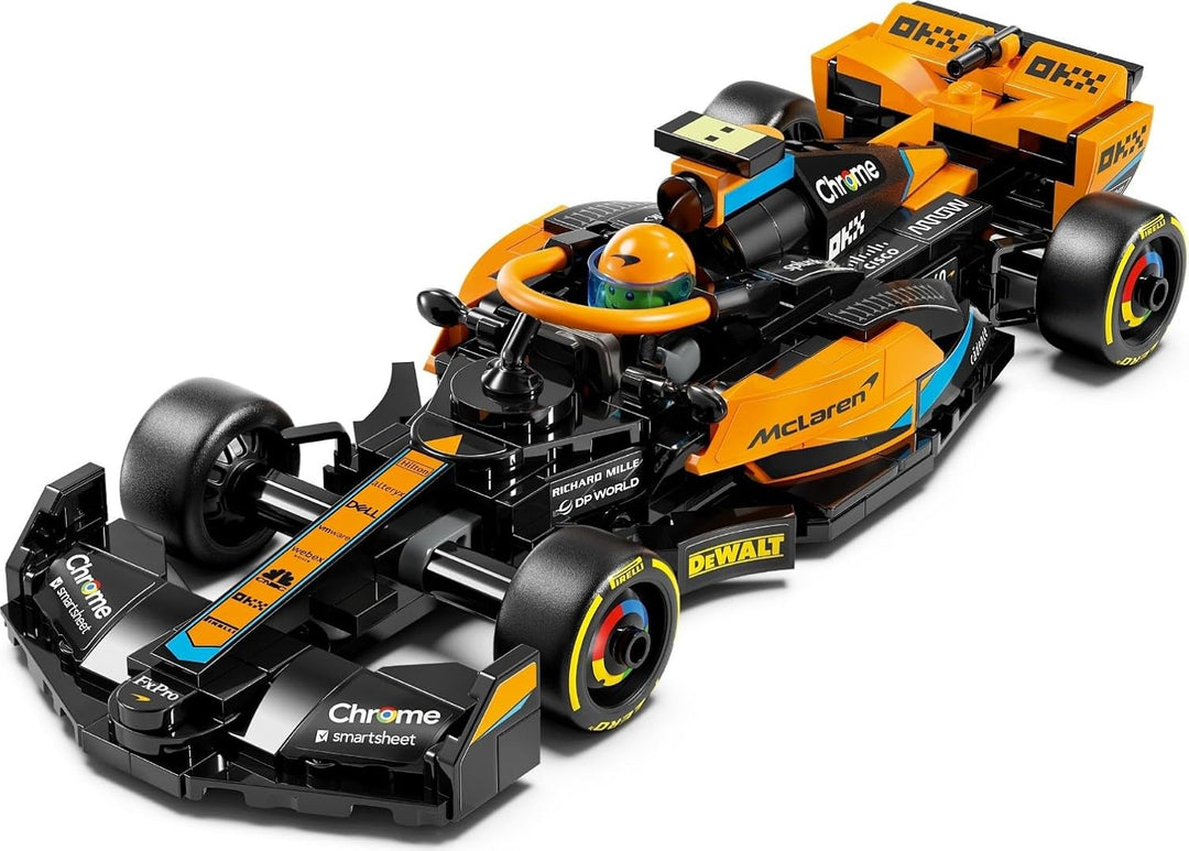 LEGO Speed Champions McLaren Formel 1 Rennwagen 2023, Spielzeug für Kinder ab 9 Jahren,Geschenkidee
