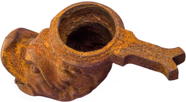 aubaho Brunnen Wasserspeier Drache Brunnenauslauf Eisen Antik-Stil