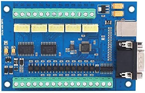 Dpofirs MACH3 100-kHz-Motion-Controller-Karte, USB-CNC-5-Achsen-Steuerkarte Gravur-Breakout-Board fü