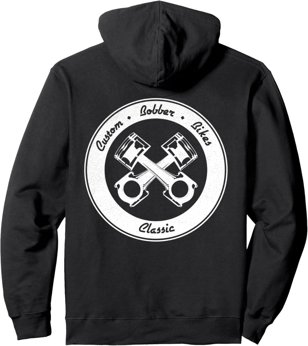Bobber Bikes Custom Motorrad Motorcycle Schrauber Biker Pullover Hoodie