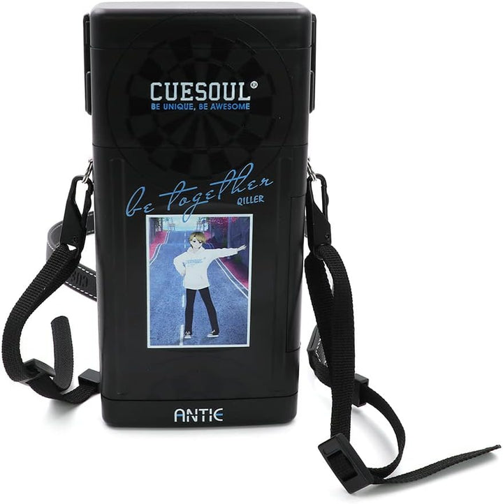 CUESOUL ANTIE Hard Dart Case, Hält 6 Dartpfeile mit Stahlspitze/Softspitze und zusätzliches Zubehör,