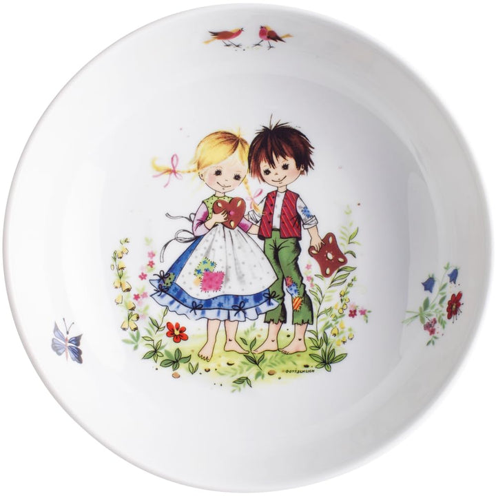 KAHLA 203418A50852C Kids tiefer Teller 18 cm Hänsel und Gretel | Suppenteller mit Hänsel und Gretel