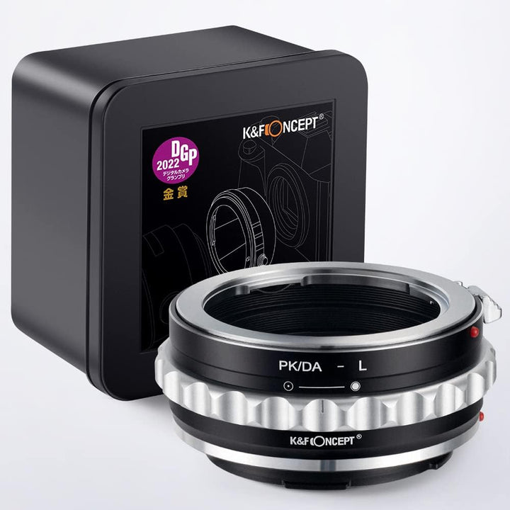 K&amp;F Concept Objektivhalterungsadapter PK/DA-L Manueller Fokus, kompatibel mit Pentax K(PK/DA)-Objekt