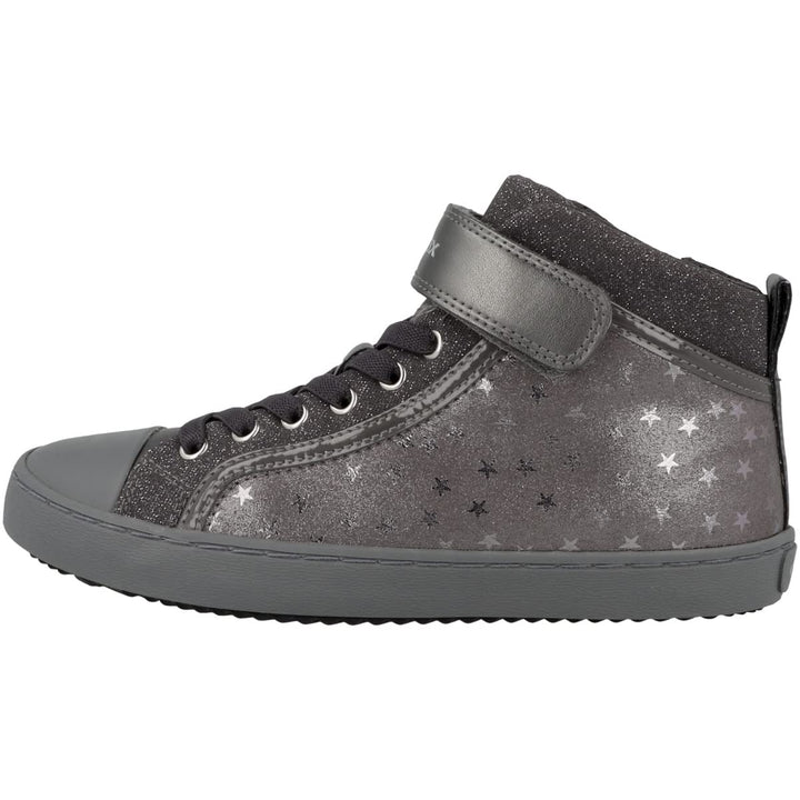 Geox Mädchen J Kalispera Girl I Sneakers 33 EU Grau, 33 EU Grau