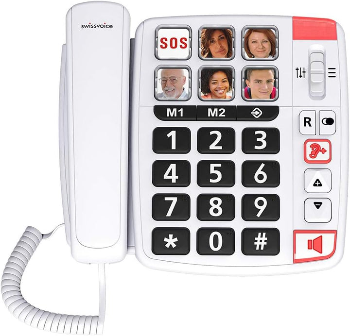 SwissvoiceXtra 1110 Un & Geemarc CL11Geemarc CL11 Akustische Telefon-Anrufanzeige mit Blitzlicht – K