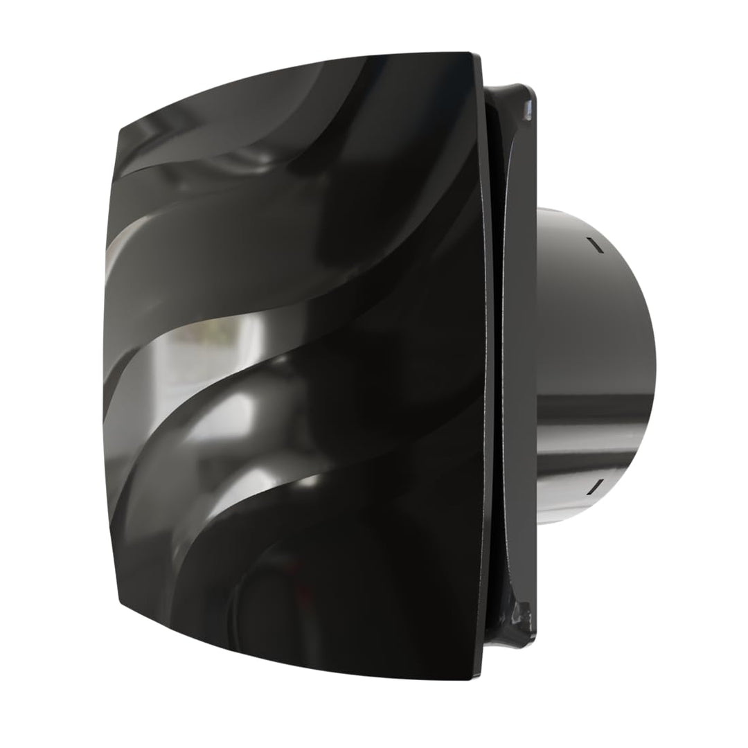 Vlano ALTO Badlüfter, WC Ventilator, Standard, Quick-Fix System, ohne Bohren, 100 mm oder 120 mm, 95