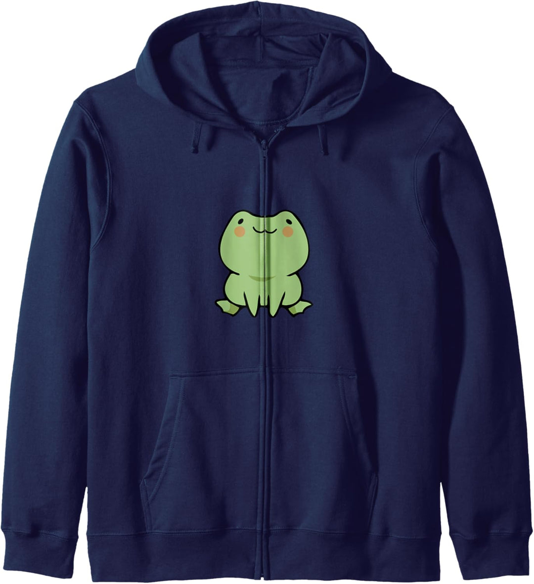 Kawaii Frosch Kinder Grüner Frosch Mädchen Frauen Cute Frog Kapuzenjacke