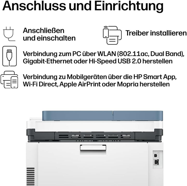 HP Color LaserJet Pro MFP 3302sdwg Multifunktions-Farblaserdrucker, Automatischer beidseitiger Druck