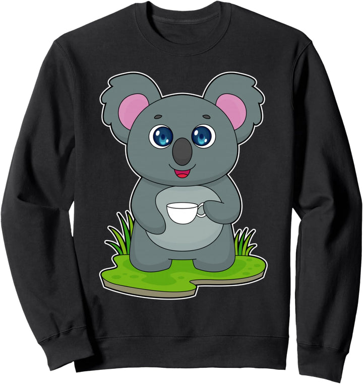 Koala Kaffee Tasse Sweatshirt