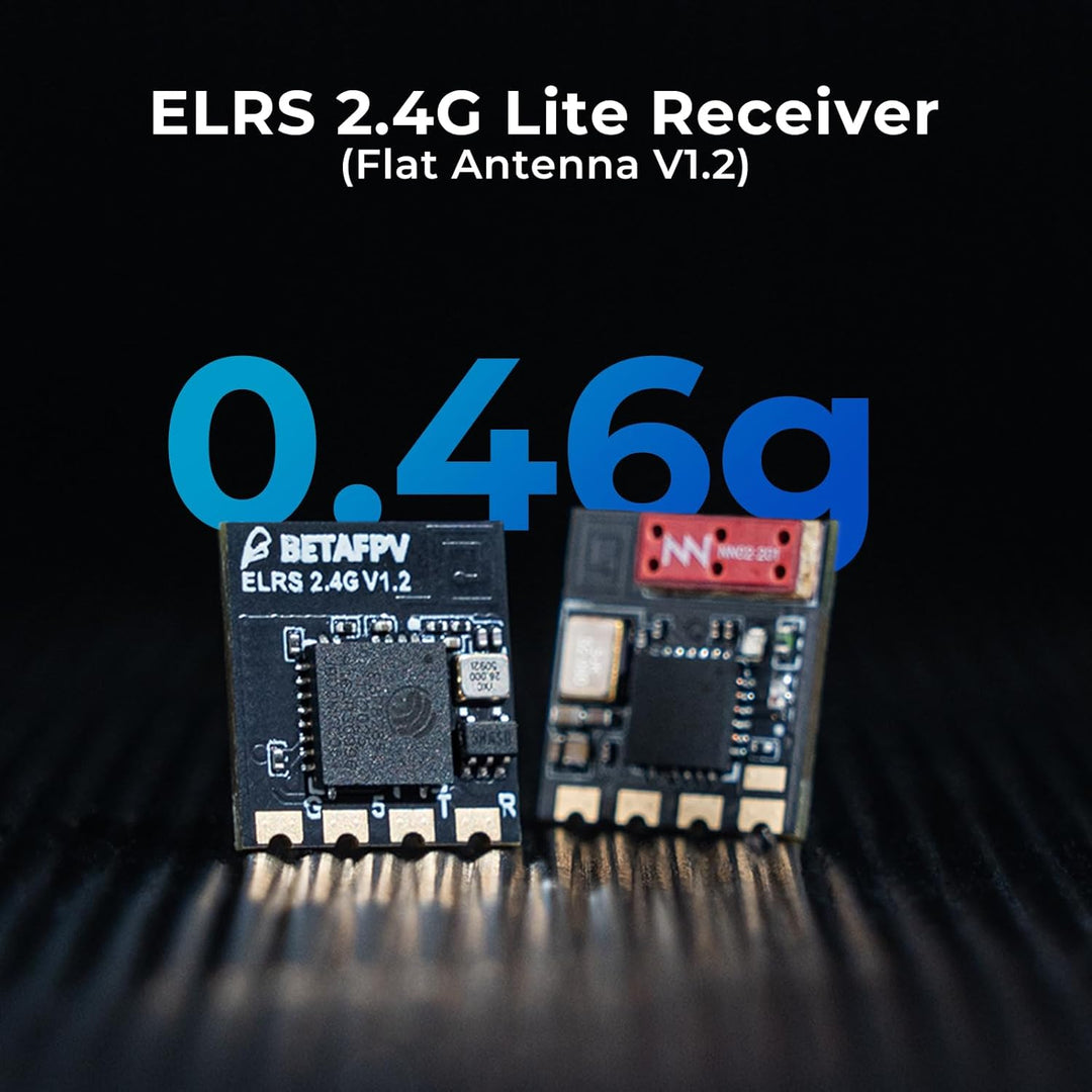 BETAFPV ExpressLRS Lite Receiver mit Flat SMD Ceramic Antenna High Refresh Rate Long Range Performan