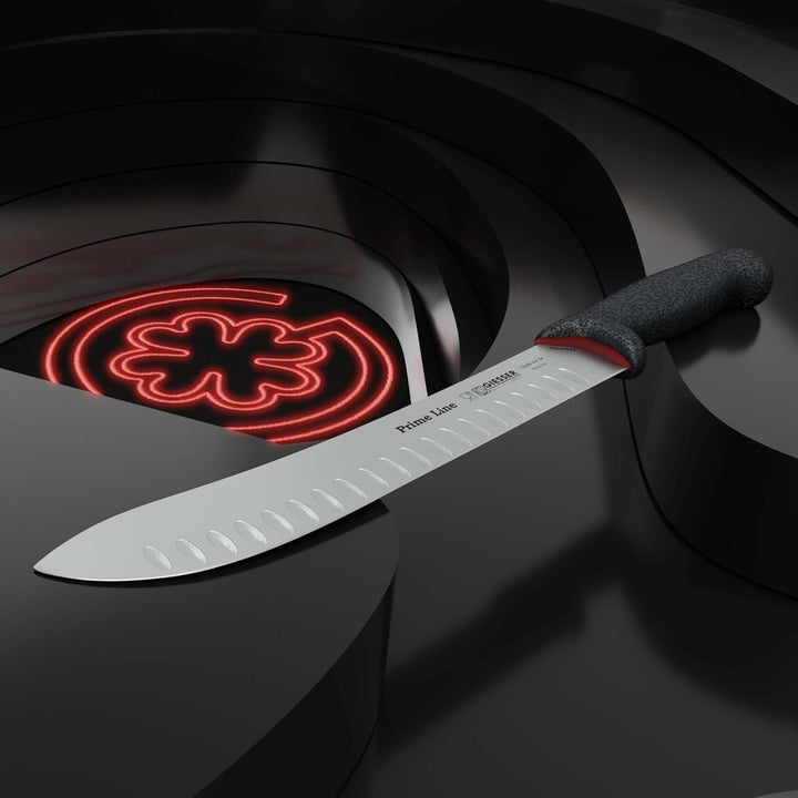 Giesser seit 1776 - Made in Germany - Zuschneidemesser rutschfest PrimeLine, 24 cm Klinge mit Kulle,
