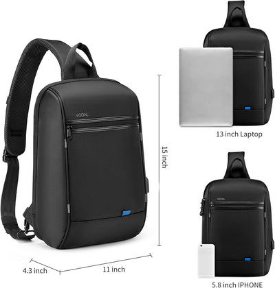 VGOAL Herren Daypack Backpacks Laptop-Computer-Messenger-and-Shoulder-Bags #1 No Lock, #1 No Lock