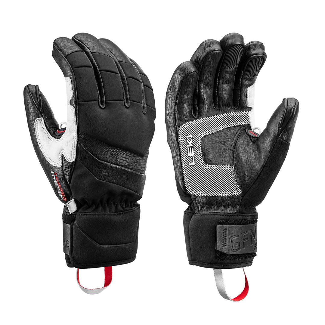 LEKI Griffin Pro 3D Handschuhe Skihandschuhe Fingerhandschuhe 7 Schwarz, 7 Schwarz