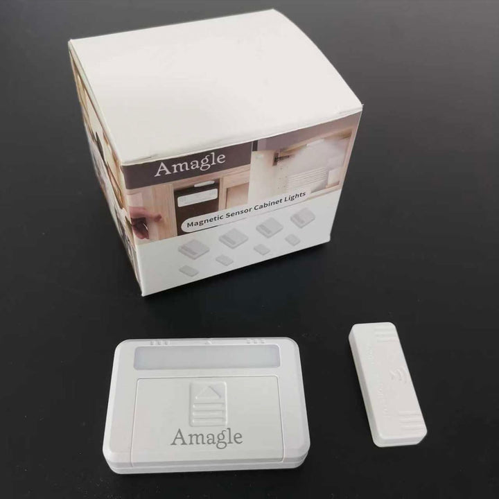 Amagle Magnetische Tür-Sensor-Lichtleiste für Schrank, Schublade, Schrank, Fenster, Hotel, Küche, Ke