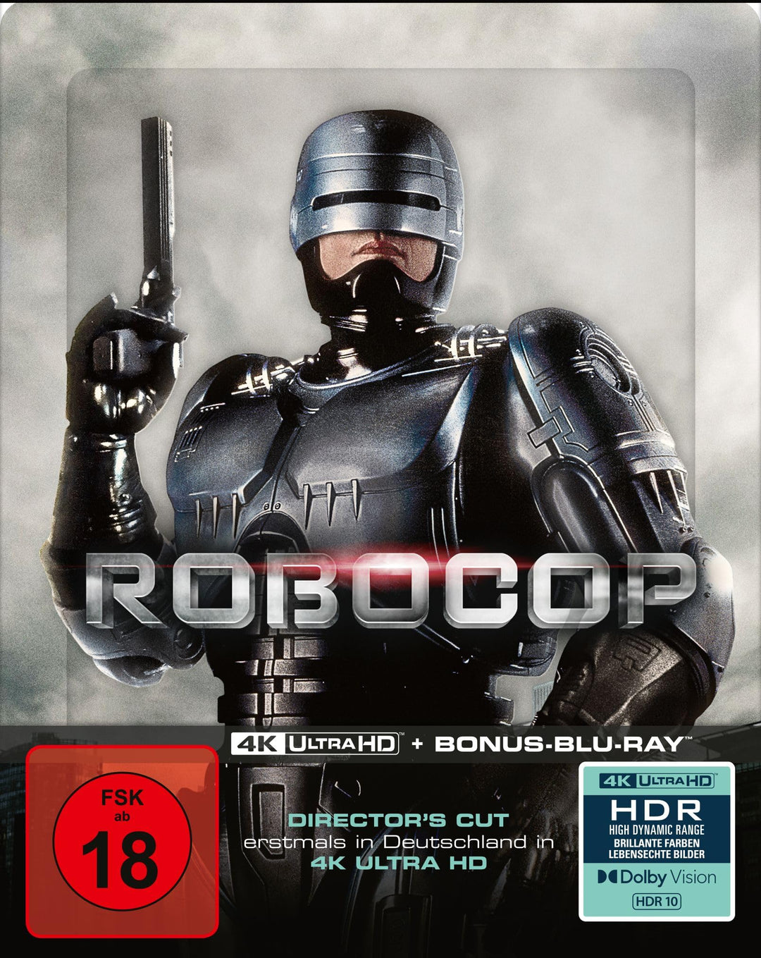 RoboCop (Director's Cut) - 2-Disc Limited SteelBook (UHD-Blu-ray + Bonus-Blu-ray), 4K
