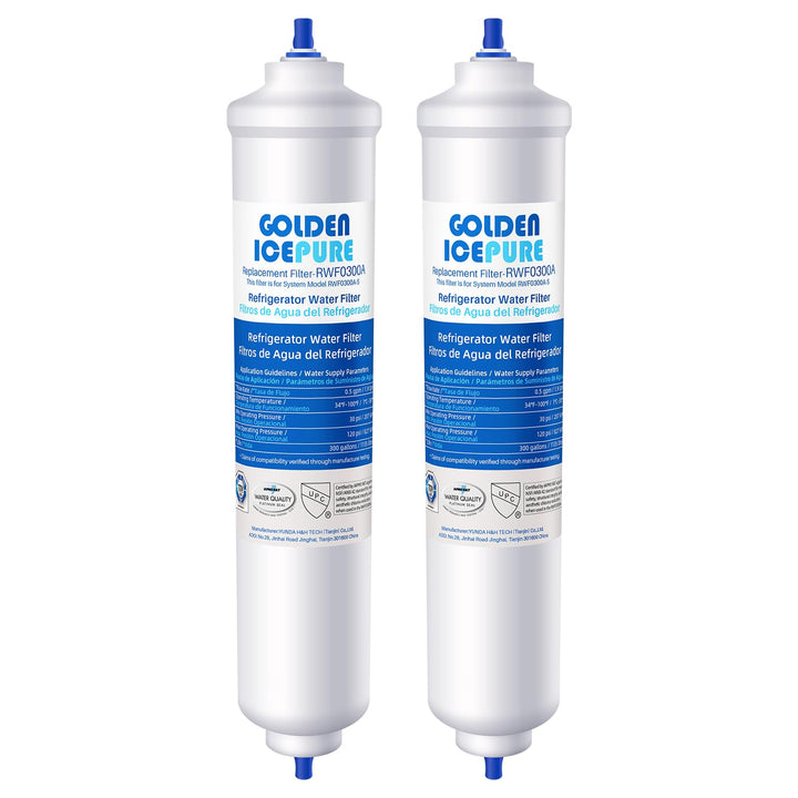 GOLDEN ICEPURE Wasserfilter Kühlschrank Kompatibel mit Samsung DA29-10105J, DA29-10105J HAFEX/EXP, D