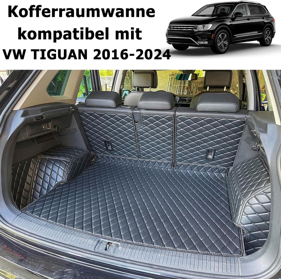 Kofferraumwanne kompatibel mit VW TIGUAN II 2016-2023 (AD1) nur Standardmodell – Nicht passend für A