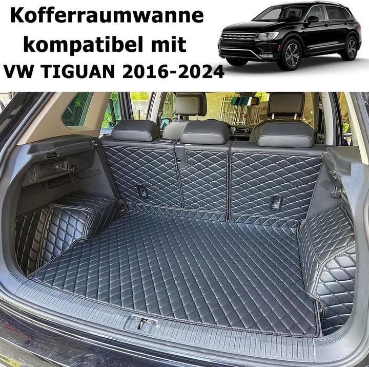 Kofferraumwanne kompatibel mit VW TIGUAN II 2016-2023 (AD1) nur Standardmodell – Nicht passend für A