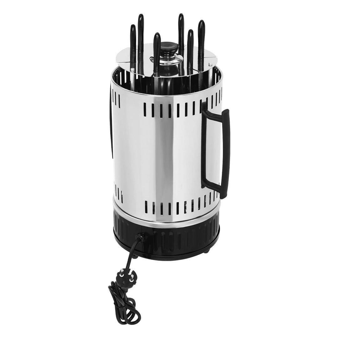 Vertikaler Rotisserie-Grill Vertikaler Elektrogrill Elektrische Drehgrillmaschine für den Hausgebrau