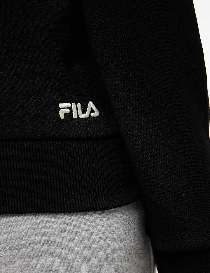 FILA Damen Bornheim Hoody XS Schwarz, XS Schwarz
