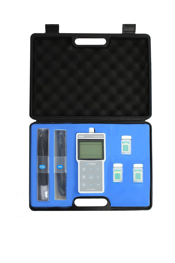 Apera Instruments EC400S tragbares Leitfähigkeits-/TDS-/Salzgehalt-/Widerstand-Messgerät (Temperatur