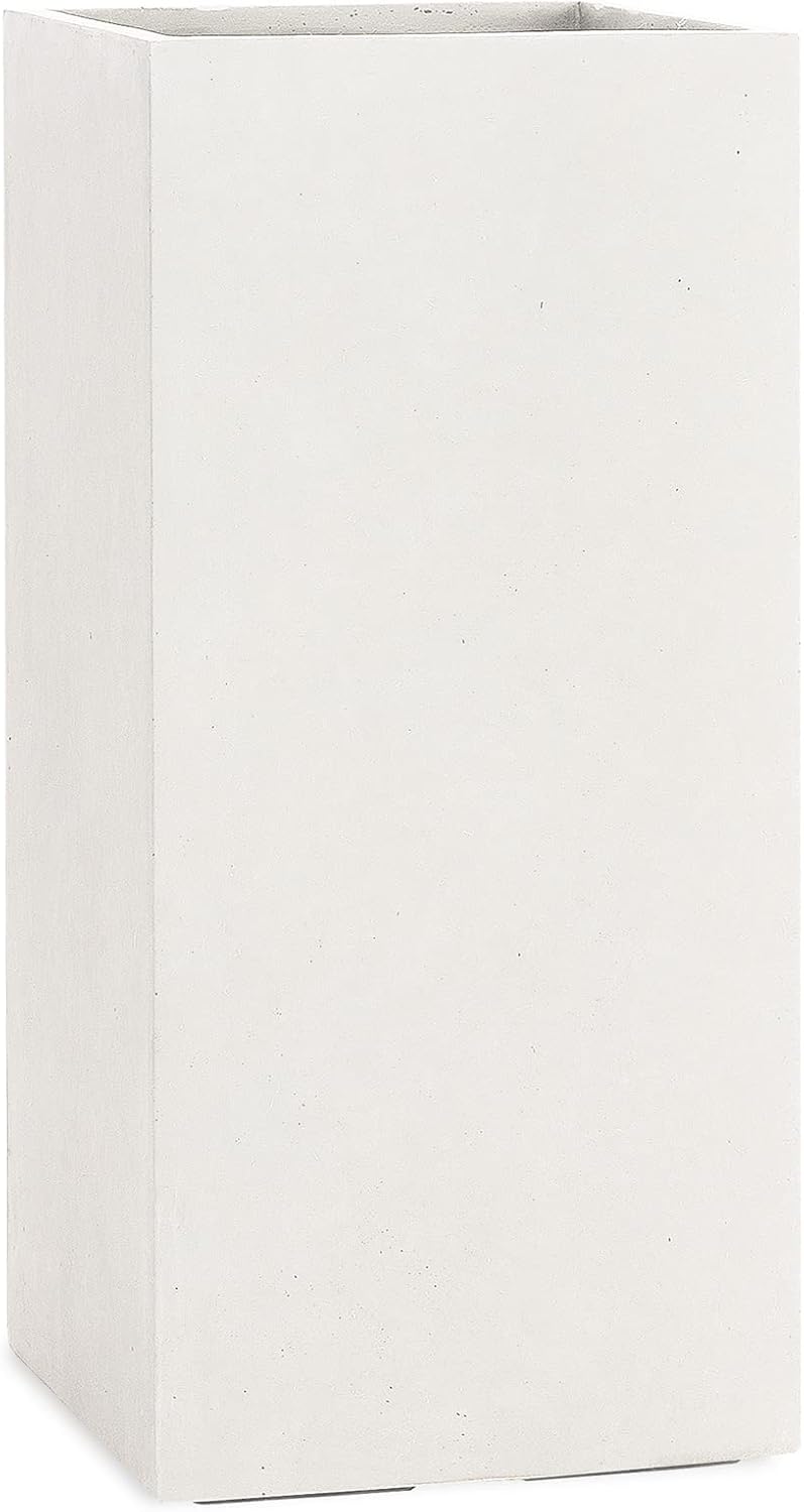 Pflanzwerk® Pflanzkübel Tower Sand 80x40x40cm *Frostbeständiger Blumenkübel* *UV-Schutz* *Qualitätsw