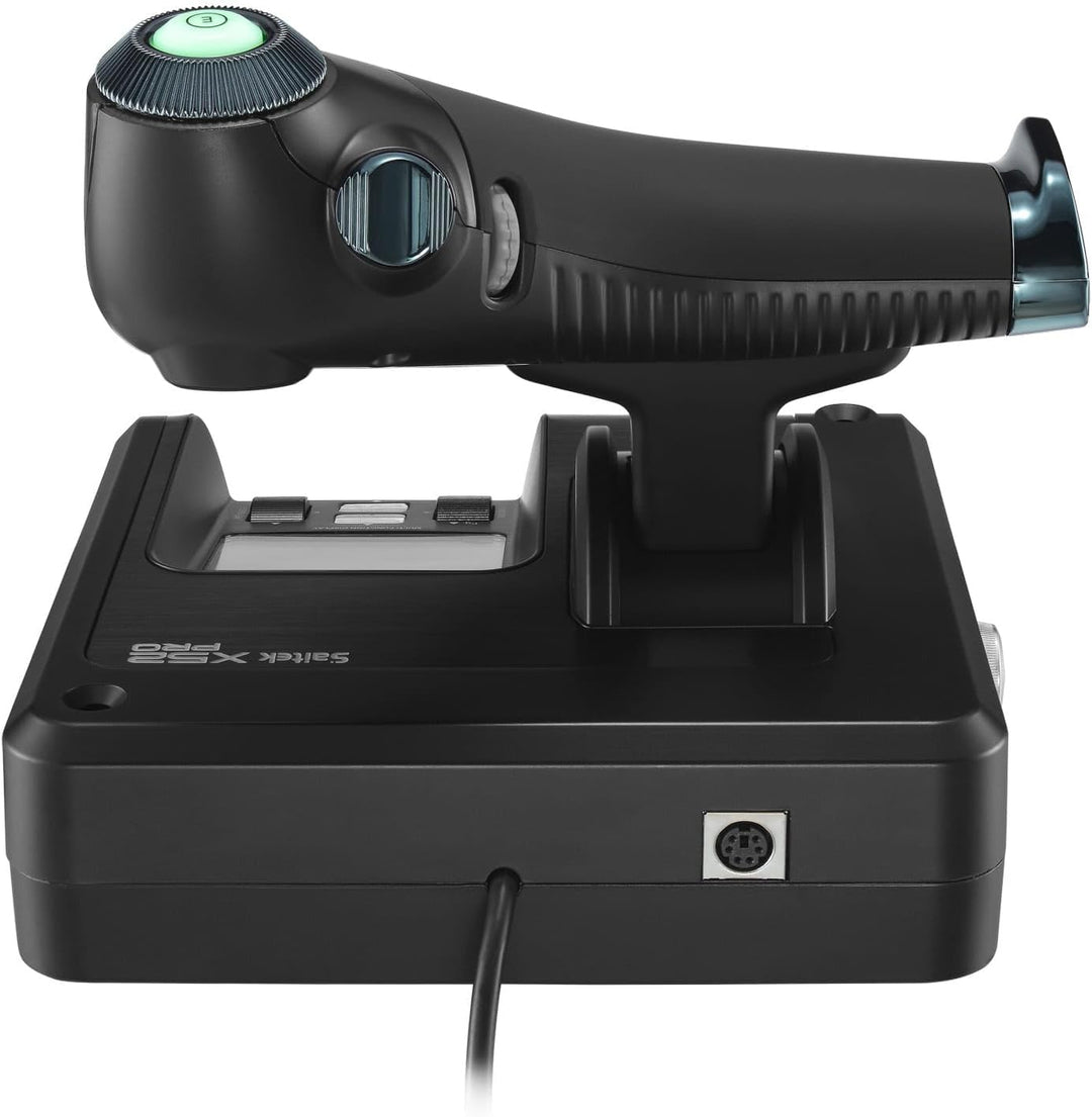 Logitech G Saitek X52 Pro Flight Control System, Schubregler und Stick-Simulationscontroller für Wel