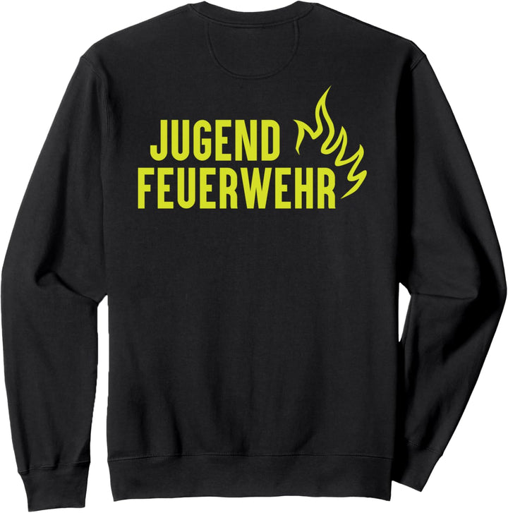 Jugendfeuerwehr Schriftzug auf dem Rücken - Feuerwehr Sweatshirt