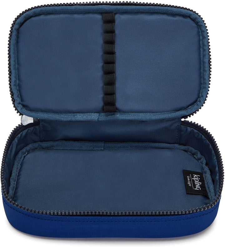Kipling 50 Stifte, Federmäppchen für bis zu 50 Stifte, 21 cm, 1 l, Blaue Tinte C, Einheitsgrösse, 50