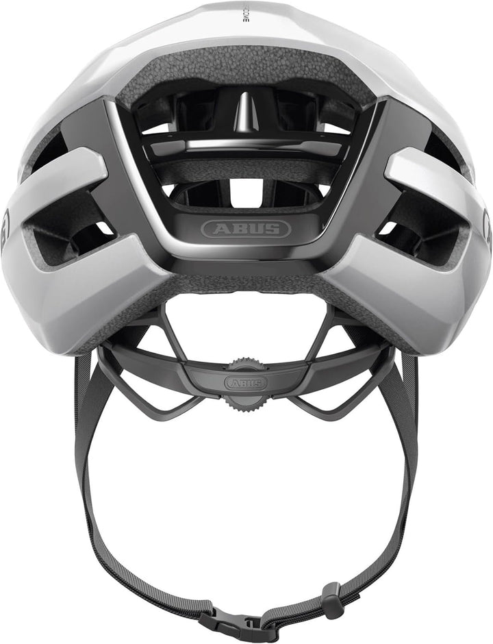 ABUS Rennradhelm PowerDome - leichter Fahrradhelm mit cleverem Belüftungssystem und aerodynamischem