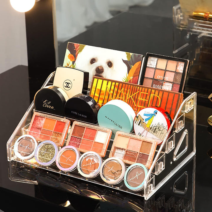 JessLab Nagellack Organizer, 5-Stufige Klarer Acryl Nagellack Halter Åtherische Öle Kosmetik Vitrine